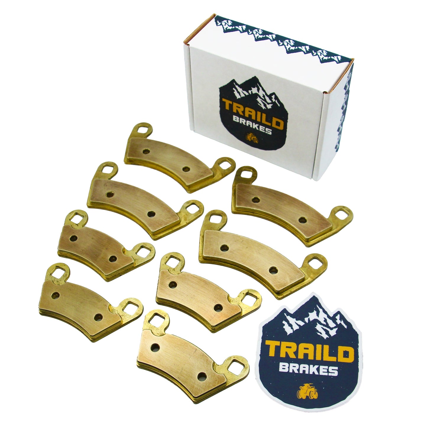 Polaris Sportsman ACE 325/570/900 2014-2016 Brass Brake Pad Set - Vehicle Parts & Accessories