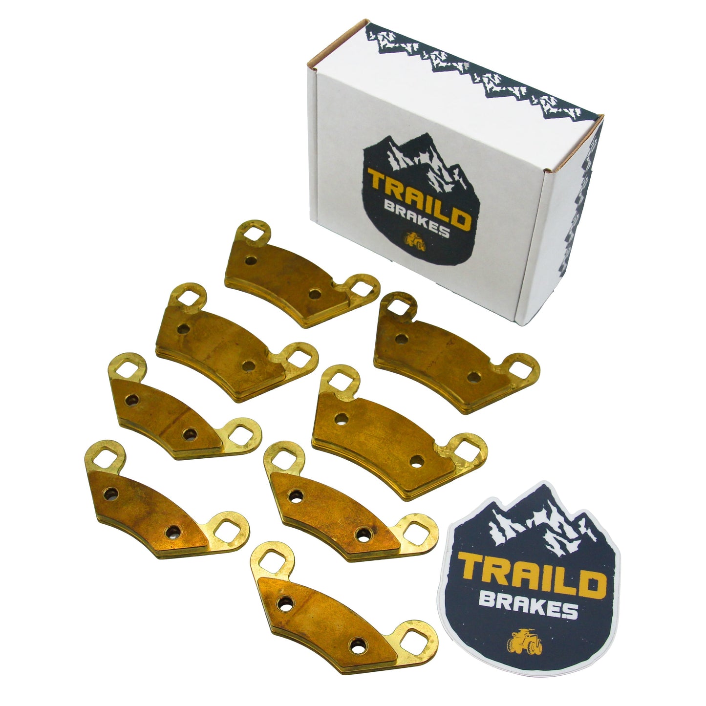 Polaris Sportsman ACE 500/570 2017-2019 Brass Brake Pad Set - Brake Pads