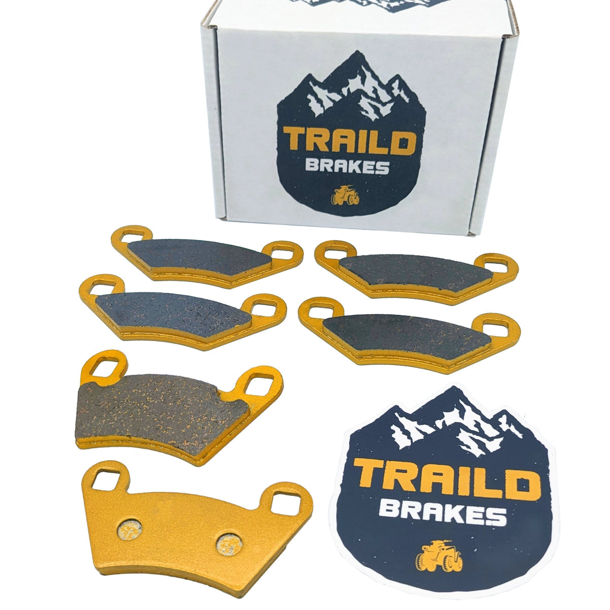 Polaris Sportsman Touring 500 HO 2010-2013 Ceramic Brake Pad Set - Vehicle Parts & Accessories