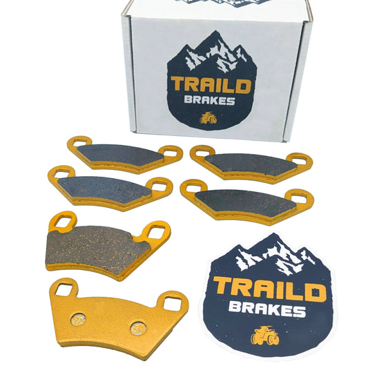 Polaris Sportsman Touring 500 HO 2010-2013 Ceramic Brake Pad Set - Vehicle Parts & Accessories