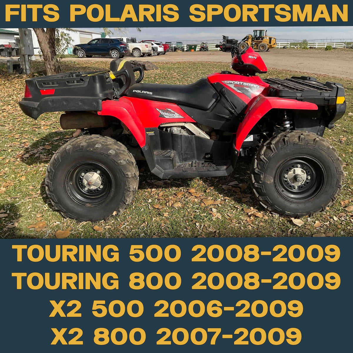 Polaris Sportsman Touring/X2 500/800 2006-2009 Ridge Rider Rotor and Pad Kit - Pad & Rotor Kit