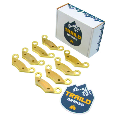 Polaris Sportsman X2/Touring 500/700/800 ATP 330/500 2004-2009 Brass Brake Pad Set - Vehicle Parts & Accessories