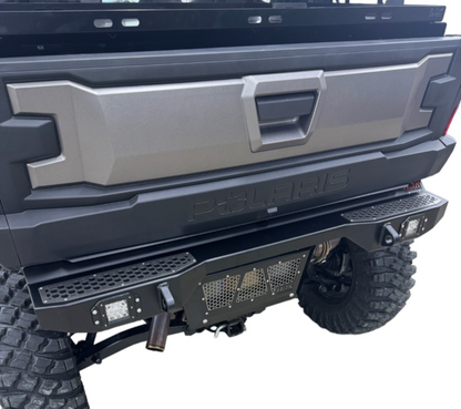 Polaris Xpedition Rear Bumper - No Lights; Hexagon Inserts / Black - Bumper