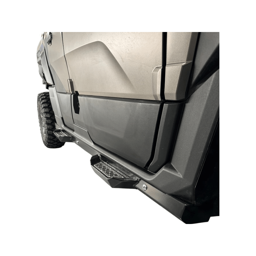 Polaris Xpedition Rock Sliders with Step - Rock Sliders