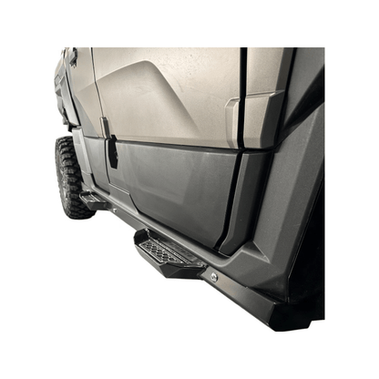 Polaris Xpedition Rock Sliders with Step - Rock Sliders