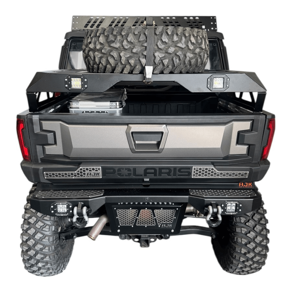 Polaris Xpedition Spare Tire Carrier / Bed Rack - Storage Options