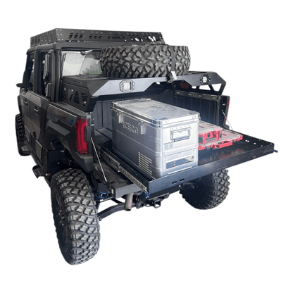 Polaris Xpedition Spare Tire Carrier / Bed Rack - Storage Options