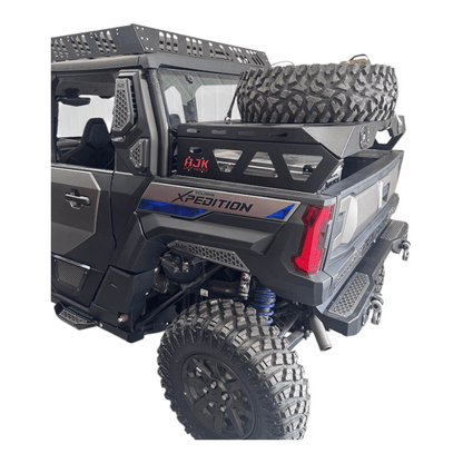 Polaris Xpedition Spare Tire Carrier / Bed Rack - Storage Options