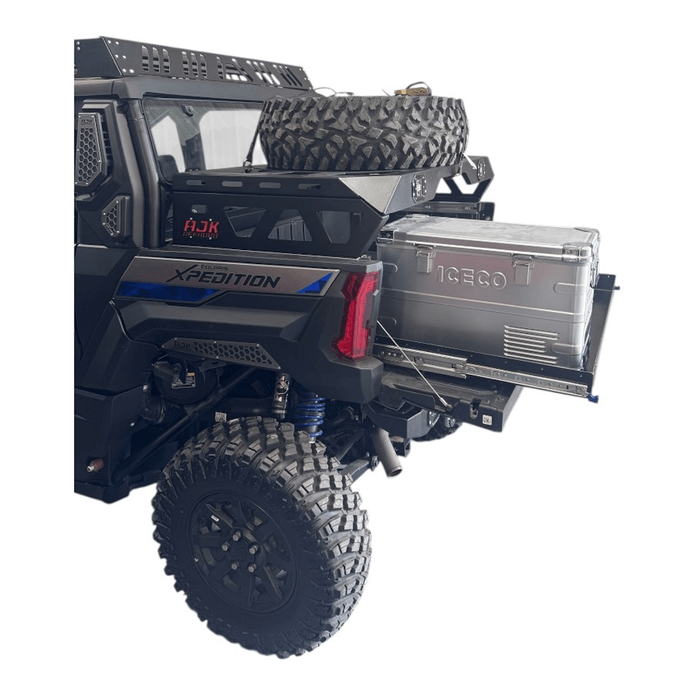 Polaris Xpedition Spare Tire Carrier / Bed Rack - Storage Options
