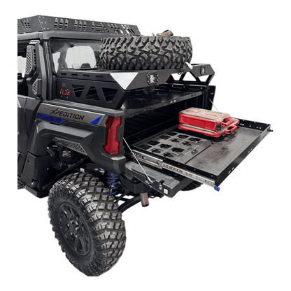Polaris Xpedition Spare Tire Carrier / Bed Rack - Storage Options