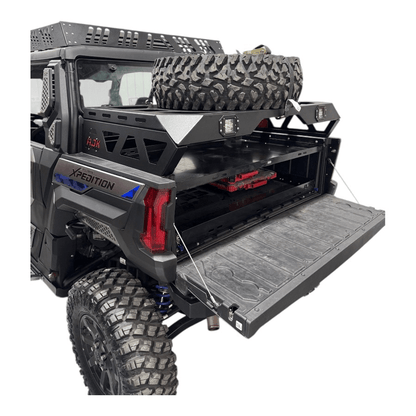 Polaris Xpedition Spare Tire Carrier / Bed Rack - Storage Options