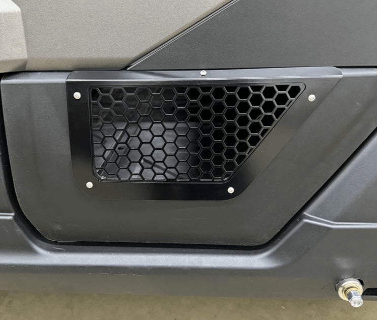 Polaris Xpedition Vented Lower Doors Inserts - Back / Black / No - Doors