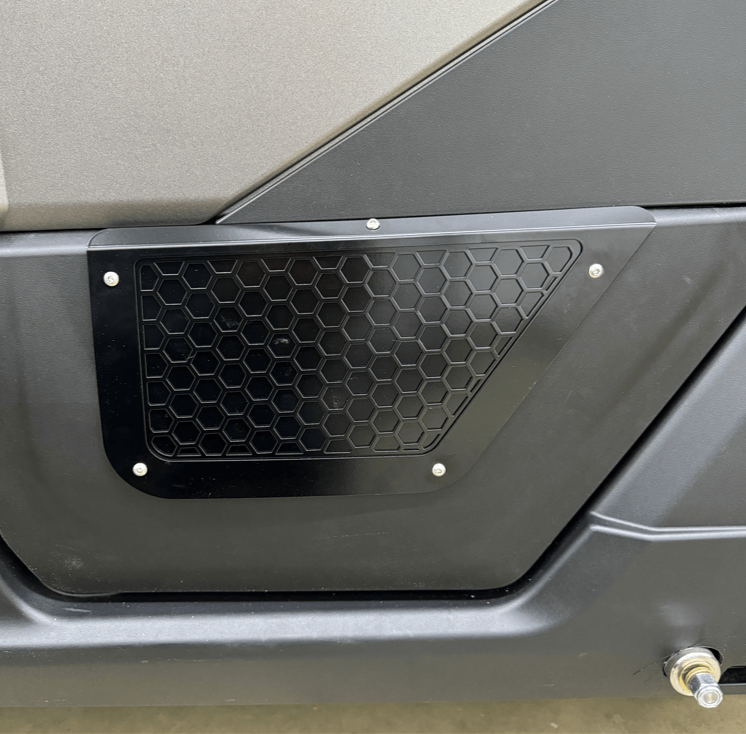 Polaris Xpedition Vented Lower Doors Inserts - Back / Black / Yes - Doors