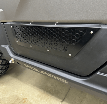 Polaris Xpedition Vented Lower Doors Inserts - Front / Black / Yes - Doors