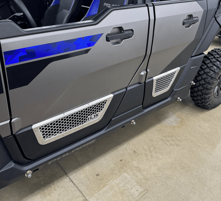 Polaris Xpedition Vented Lower Doors Inserts - Front / Raw / Yes - Doors