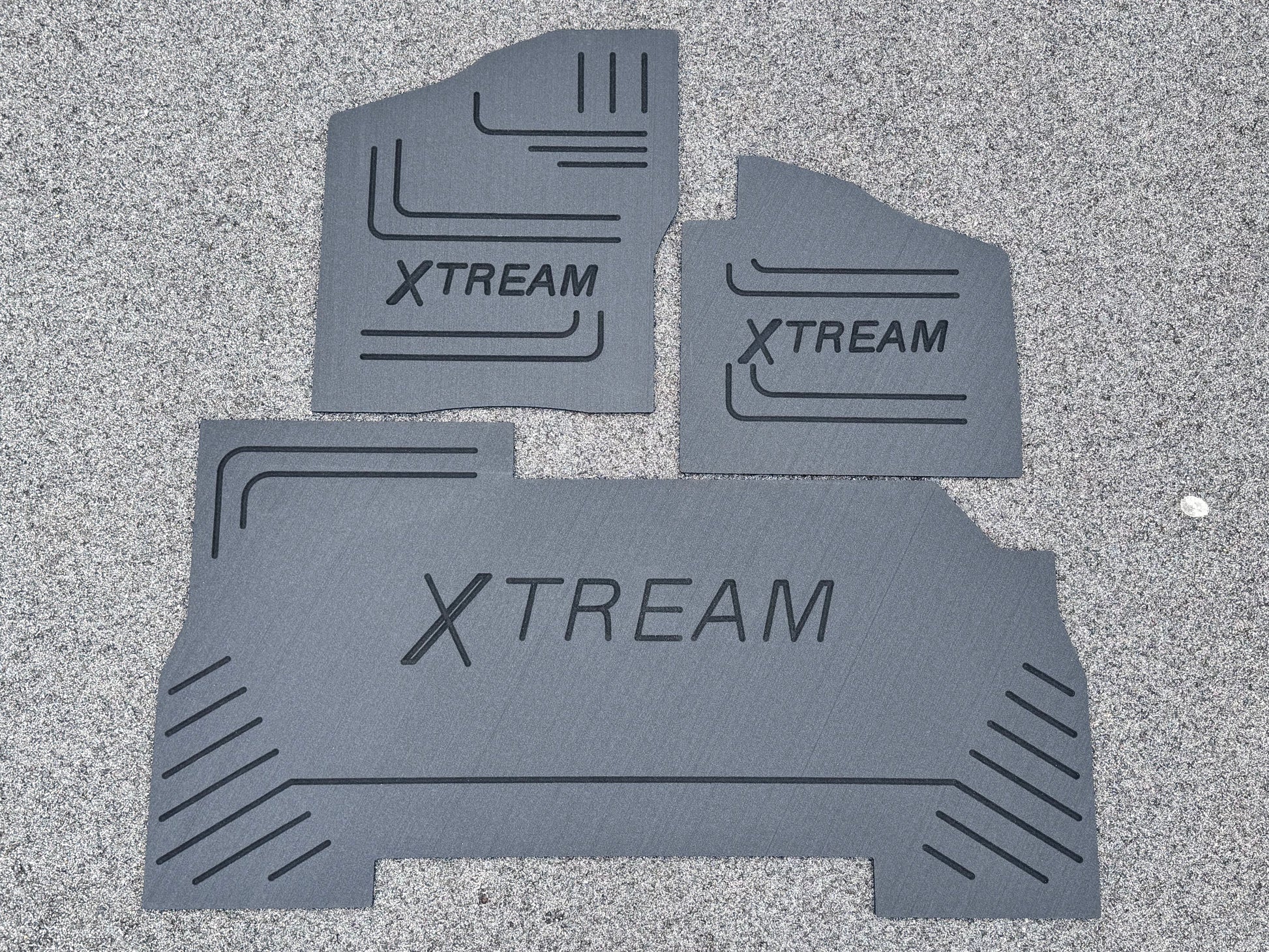 Polaris XPEDITION XP / XP5 / ADV HD 9mm Rubber Mats (2023 - Current) - 4 Door Floor (ADV / XP5) / XTREAM Design - Floor