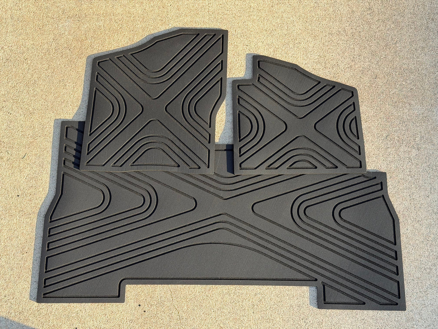 Polaris XPEDITION XP / XP5 / ADV HD 9mm Rubber Mats (2023 - Current) - 4 Door Floor (ADV / XP5) / XTREAM Wave Design