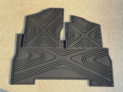 Polaris XPEDITION XP / XP5 / ADV HD 9mm Rubber Mats (2023 - Current) - 4 Door Floor (ADV / XP5) / XTREAM Wave Design
