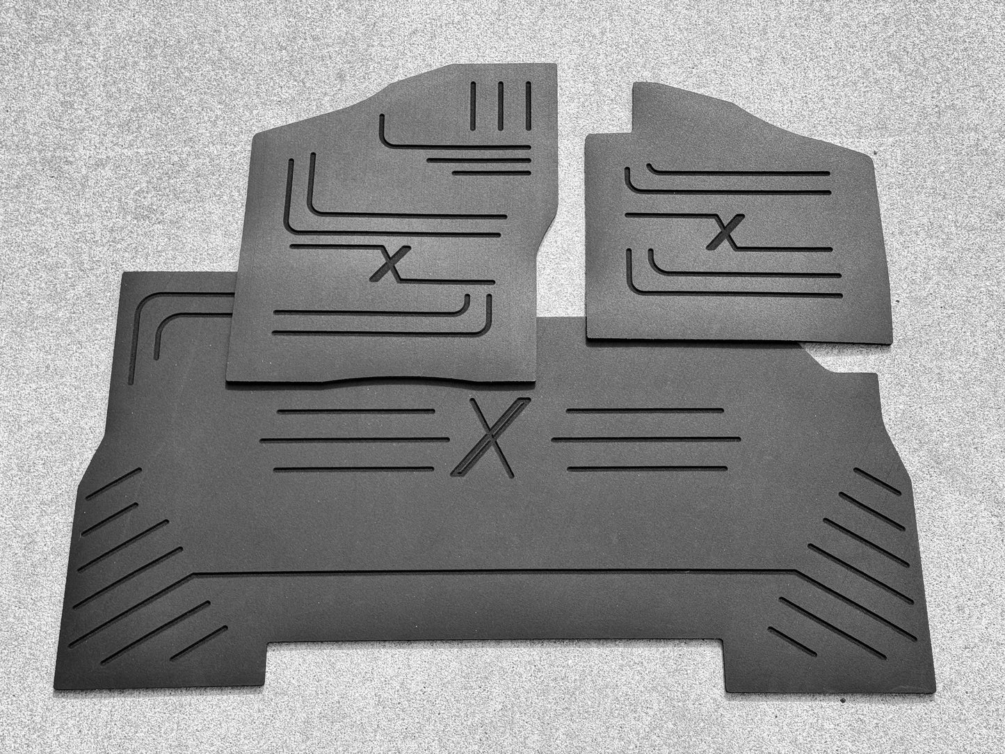 Polaris XPEDITION XP / XP5 / ADV HD 9mm Rubber Mats (2023 - Current) - 4 Door Floor (ADV / XP5) / XTREAM ’X’ Design
