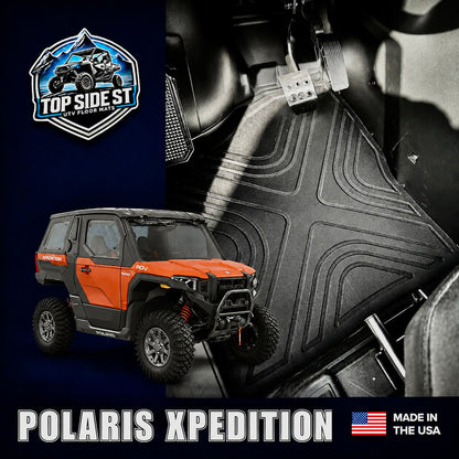 Polaris XPEDITION XP / XP5 / ADV HD 9mm Rubber Mats (2023 - Current) - Floor Mat