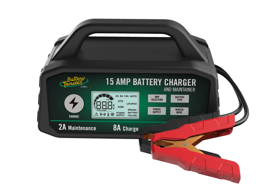 Power Tender® 15/8/2 Amp 12V Battery Charger and Maintainer - Battery