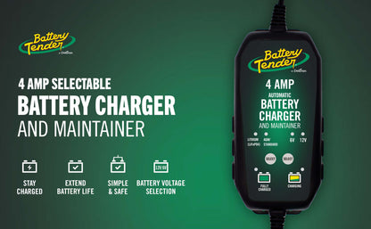 Power Tender® 4 Amp 12V/6V Battery Charger and Maintainer - Battery