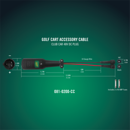 PowerPlus 48V Club Car Plug - Battery