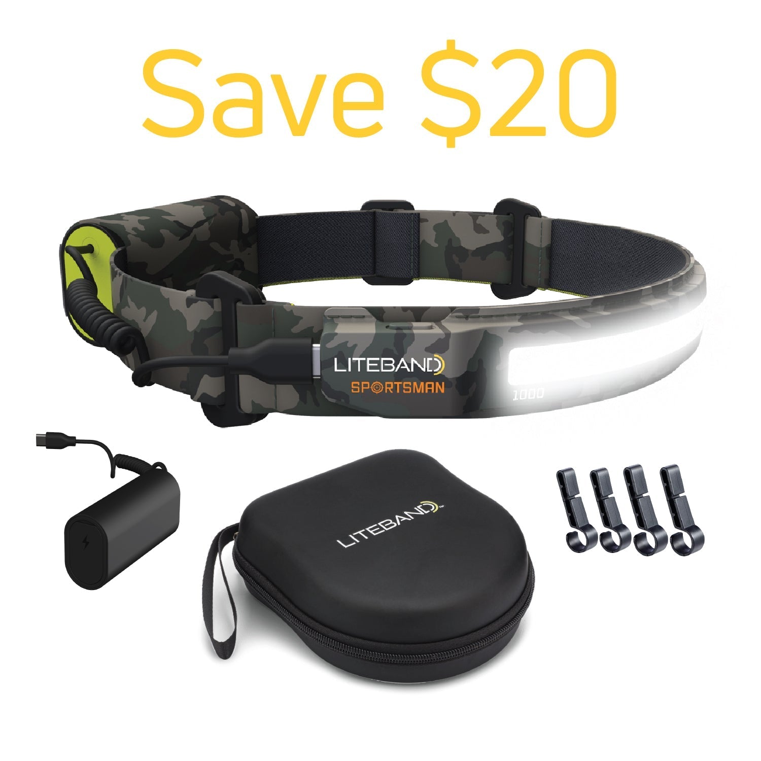 PRO 1000 Lumen Bundle - Camo - Personal Lighting