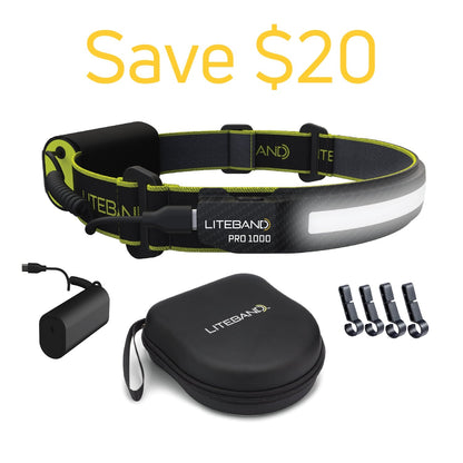 PRO 1000 Lumen Bundle - Carbon Fiber - Personal Lighting
