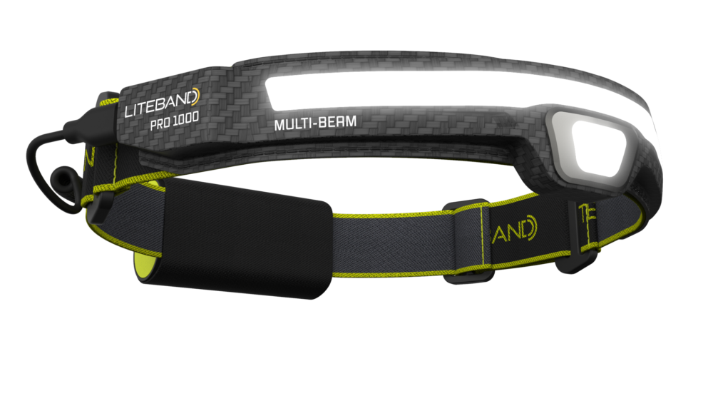 PRO 1000 Lumen LED Multi-Beam Rechargeable Headlamp - Carbon Fiber - Personal Lighting