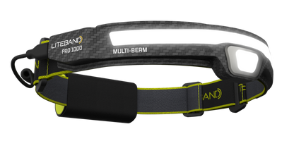 PRO 1000 Lumen LED Multi-Beam Rechargeable Headlamp - Carbon Fiber - Personal Lighting