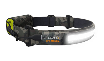 PRO 1000 Lumen LED Wide Beam Rechargeable Headlamp - Camo - Personal Lighting