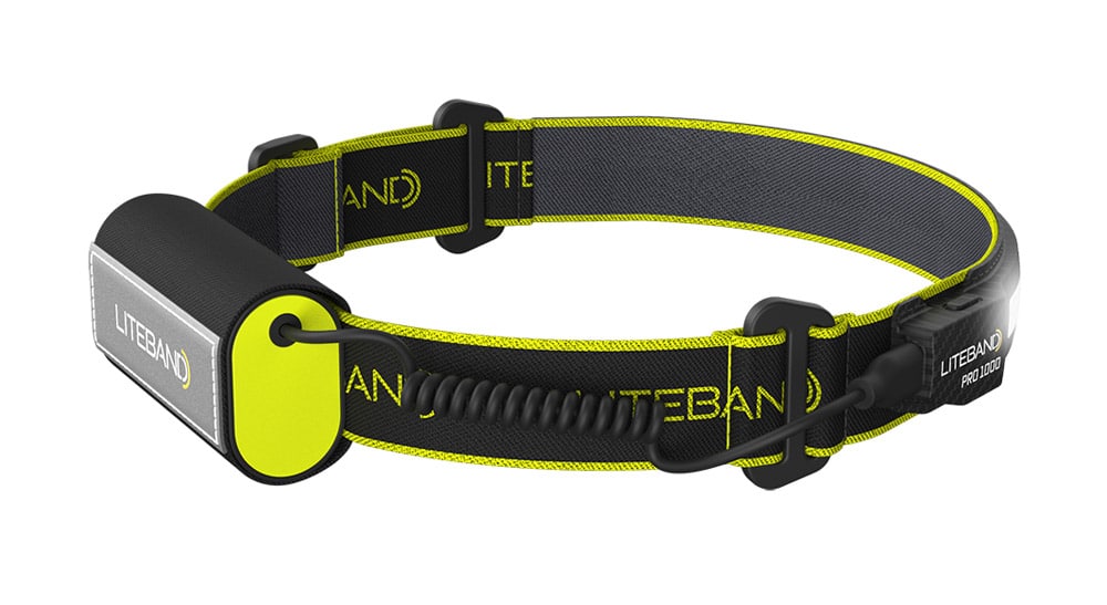 PRO 1000 Lumen LED Wide Beam Rechargeable Headlamp - Personal Lighting