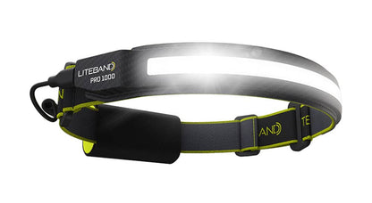 PRO 1000 Lumen LED Wide Beam Rechargeable Headlamp - Personal Lighting