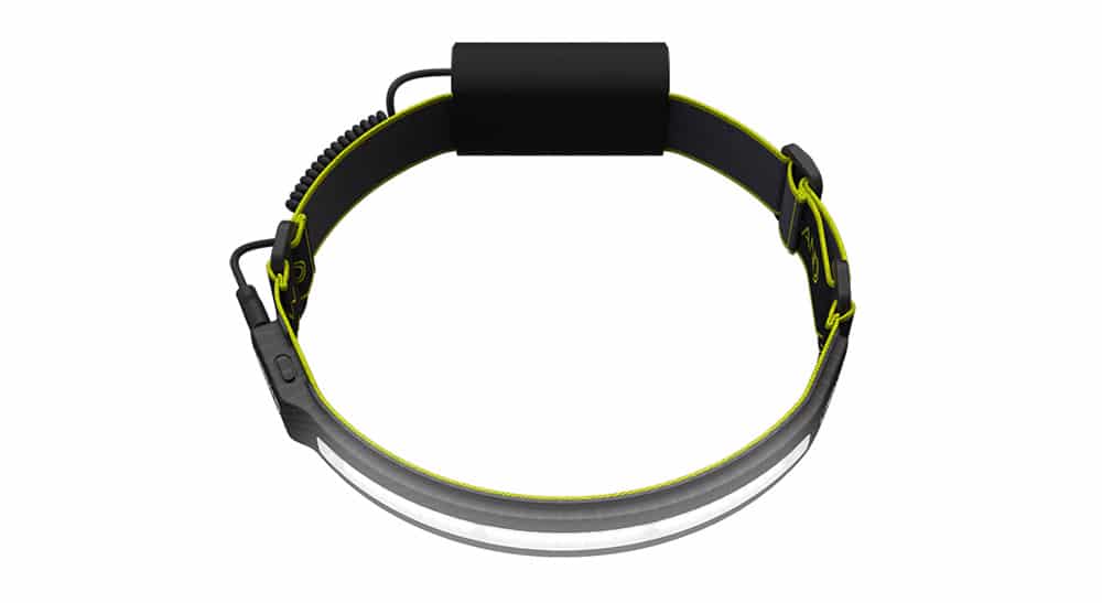 PRO 1000 Lumen LED Wide Beam Rechargeable Headlamp - Personal Lighting