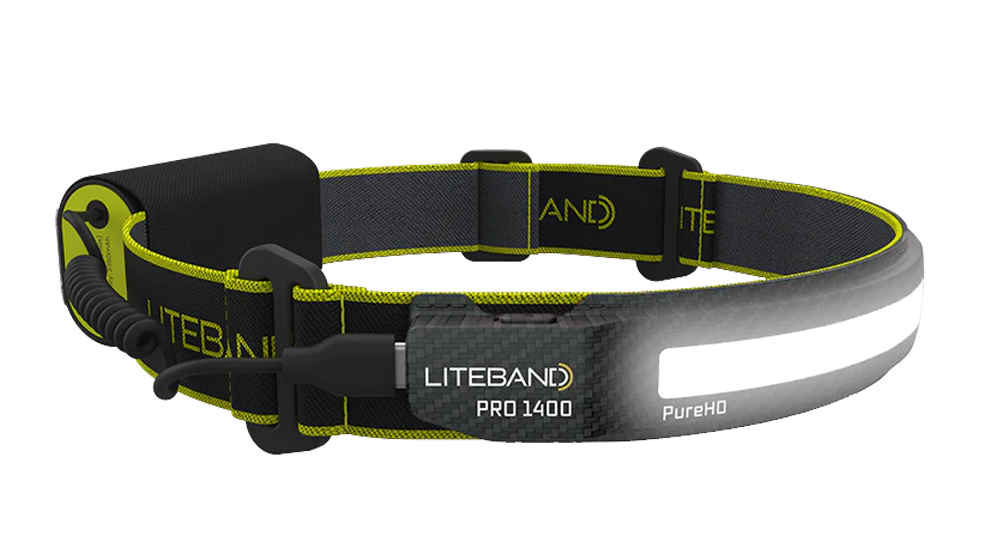 PRO 1400 Lumen PureHD™ Wide Beam Rechargeable Headlamp - Carbon Fiber - Personal Lighting
