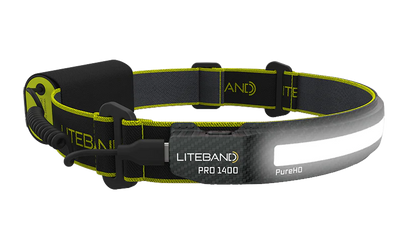 PRO 1400 Lumen PureHD™ Wide Beam Rechargeable Headlamp - Carbon Fiber - Personal Lighting