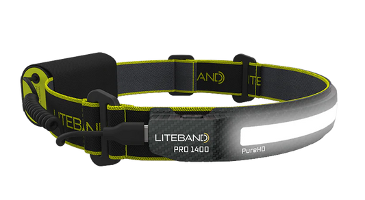 PRO 1400 Lumen PureHD™ Wide Beam Rechargeable Headlamp - Carbon Fiber - Personal Lighting