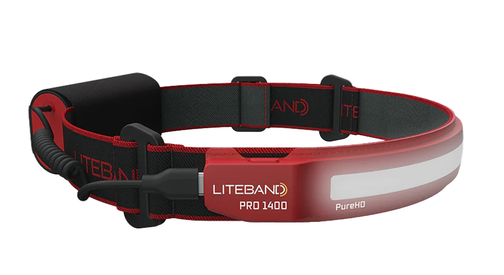 PRO 1400 Lumen PureHD™ Wide Beam Rechargeable Headlamp - Red - Personal Lighting