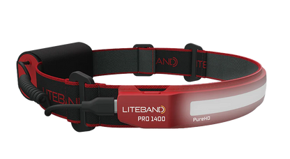 PRO 1400 Lumen PureHD™ Wide Beam Rechargeable Headlamp - Red - Personal Lighting