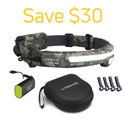 PRO 1500 Lumen Bundle - Camo - Personal Lighting
