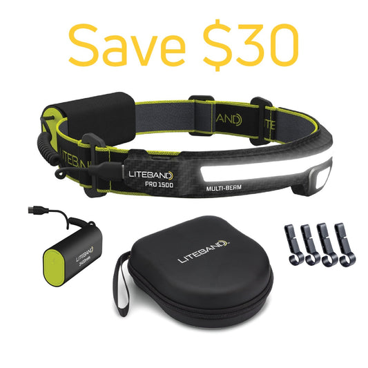 PRO 1500 Lumen Bundle - Carbon Fiber - Personal Lighting