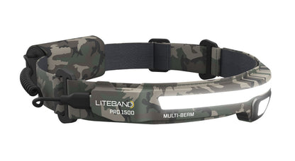 PRO 1500 Lumen LED Multi-Beam Rechargeable Headlamp - Camo - Personal Lighting