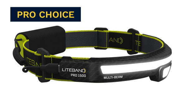 PRO 1500 Lumen LED Multi-Beam Rechargeable Headlamp - Personal Lighting