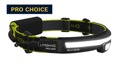 PRO 1500 Lumen LED Multi-Beam Rechargeable Headlamp - Personal Lighting