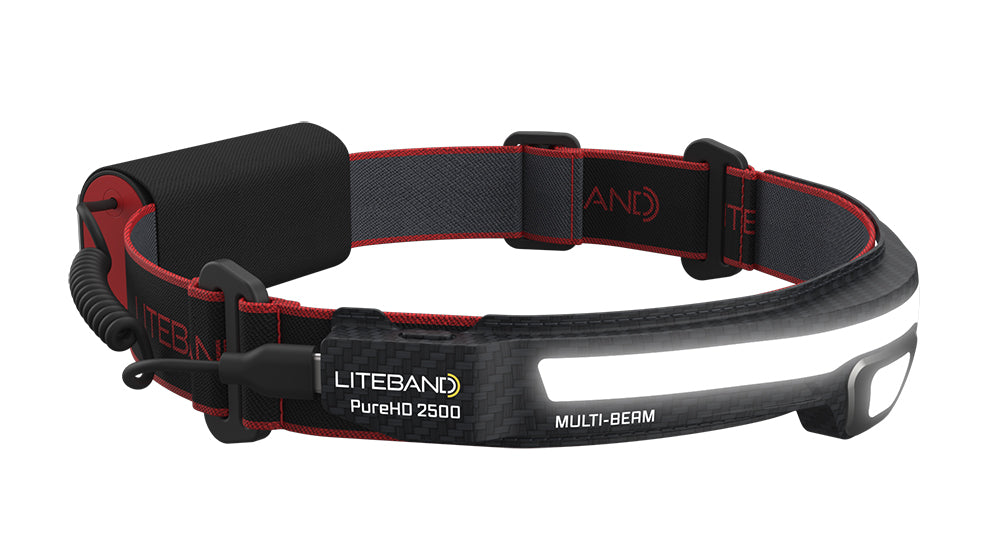 PRO 2500 Lumen PureHD™ Multi-Beam Rechargeable Headlamp - Carbon Fiber - Personal Lighting