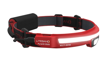 PRO 2500 Lumen PureHD™ Multi-Beam Rechargeable Headlamp - Red - Personal Lighting