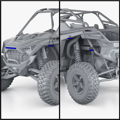 Pro XP Pro R Turbo R Specific Rock Light Kit