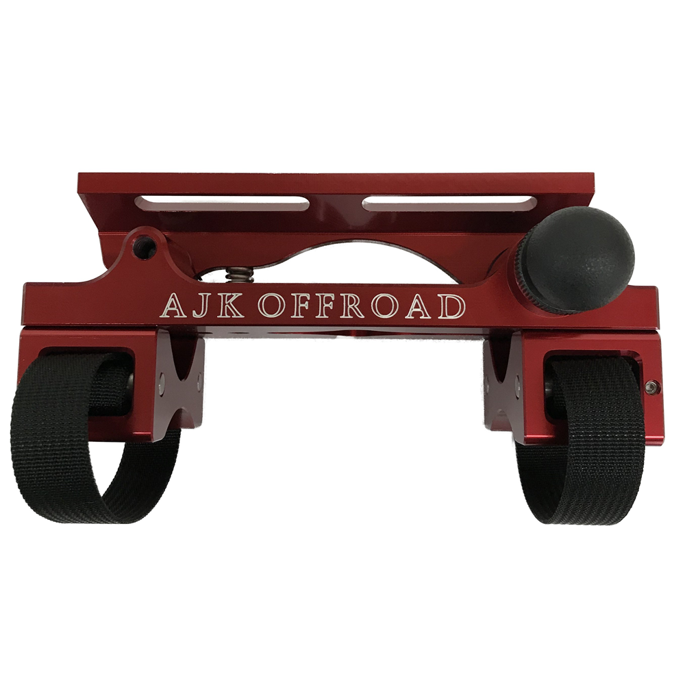 Quick Shot Fire Extinguisher Mount - Quick Release - Truck Jeep ATV SXS Part - Universal / Red - Fire Extinguisher