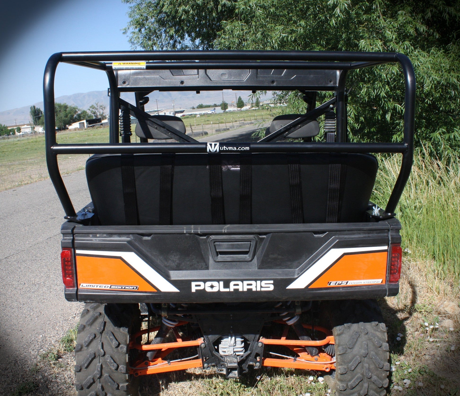 Ranger 900XP Backseat and Roll Cage Kit (2013-2018) - Backseat and Roll Cage